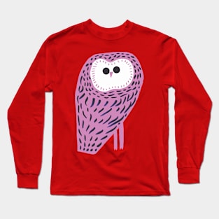 Pink Owl Long Sleeve T-Shirt